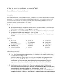 Criminal Law Chapter 6 Probable Cause Represents Less Rigorous Standard Than