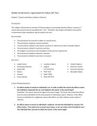 Criminal Law Chapter 7 The Officer States You Need Let Search