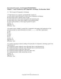 Economics Chapter 3 Trade between two countries can benefit both countries