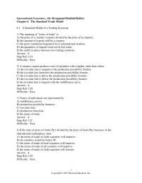 Economics Chapter 6 The infant industry argument was an important