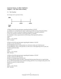 Finance Chapter 4 The Timeline Use the figure for the question