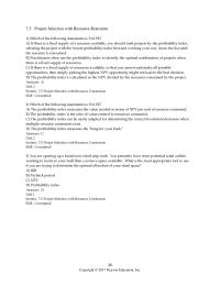 Finance Chapter 7 which project should you invest in first