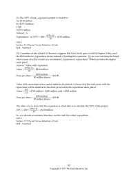 Finance Chapter 17 Rock woods True Value After The Repurchase And