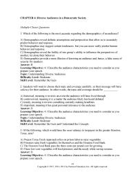 Communications Chapter 4 You Can Gain Insights Into Why Audience