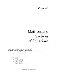 Chapter 1 A linear equation in 3 unknowns represents a plane in three