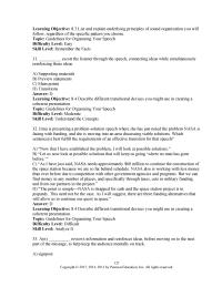 Communications Chapter 8 best fulfill the requirements of an effective transition