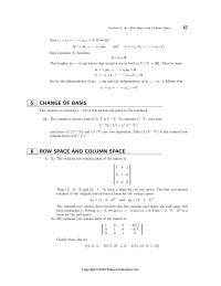 Chapter 3 The reduced row echelon form of the matrix is
