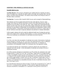 Biology & Life Sciences Chapter 2 Concept Check 25 Liter Blood Would Contain