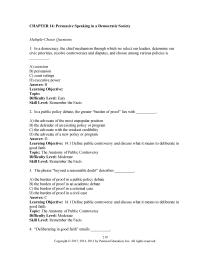 Communications Chapter 14 the chief mechanism through which we select