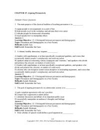 Communications Chapter 15 The main purpose of the classical tradition&nbsp;