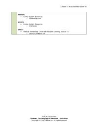 Reference Chapter 15 Have students list sports injuries related to joints