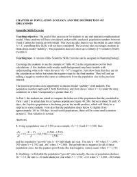 Biology & Life Sciences Chapter 40 the students are asked to compare the behavior