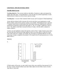 Biology & Life Sciences Chapter 41 Black snakes will not prey on cane toads in areas