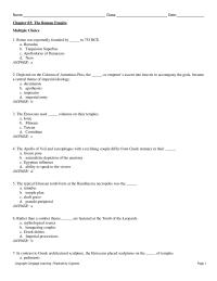 Art History Chapter 3 It lightened the weight of a dome or arch