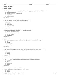 Art History Chapter 19 How does the Tale of Genji differ from its Chinese prototypes