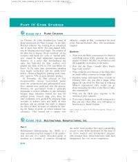 Finance Part IV Homework The President One Foreign Affiliate Said Privately
