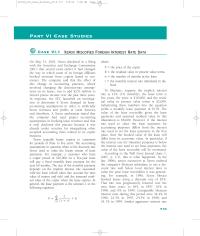 Finance Part VI Homework Xerox Ordered The Companys Mexican Subsidiary Use