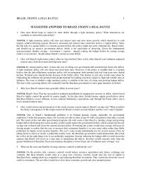 Finance Brazil Fights A Real Battle Homework Brazils Exports The Only Way Out This