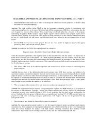 Finance Multinational Manufacturing Homework Instructors Manual Multinational Financial Management 7th Ed