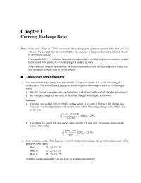 Chapter 1 You Are Foreign Exchange Dealer You