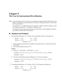 Chapter 9 when computed in euros. the u.s. stock market has