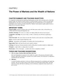 Chapter 2 Homework Property Rights Represent The Power Use Something
