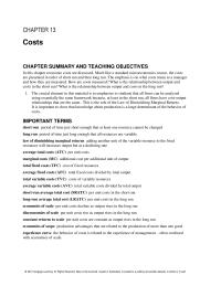 Chapter 13 Homework Usually This Statement Made Terms The Fixed