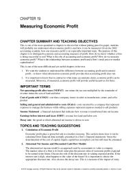 Chapter 19 Homework Measuring Economic Profit How You