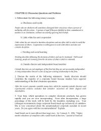 Investments & Securities Chapter 12 Homework Small Boards Can More Efficient Than Larger