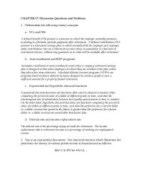 Investments & Securities Chapter 17 Homework What Would Suebob Rather Have Next Year