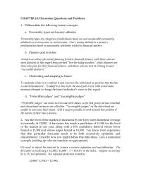 Investments & Securities Chapter 18 Homework What Steps Must Occur Before Bias Can