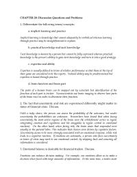 Investments & Securities Chapter 20 Homework Emotional Balance Desirable For Financial Traders Discuss