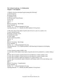 Chapter 9 Which is the least developed region among the following
