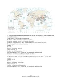 Chapter 12 The map of major urban settlements indicates that
