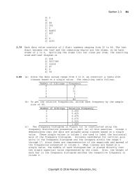Chapter 2 demonstrates that the data are grouped using classes based