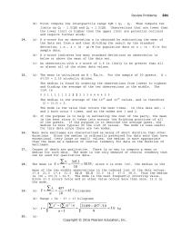Chapter 3 The first quartile is the median of the lower half