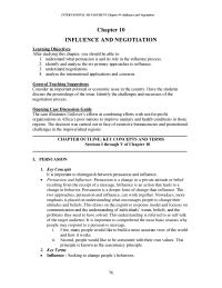 Management Chapter 10 Homework Therefore Essential That Negotiator Cognizant That Fairness