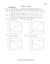 Chapter 14 The criterion is that the line that best fits a set of data