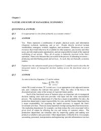 Economics Chapter 1 Nobody Gets Rich Selling Easy to imitate Generic Products