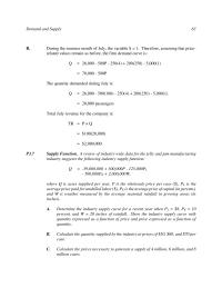 Economics Chapter 3&nbsp;The Optimal Level of Advertising&nbsp;Quantity Price Advertising
