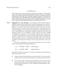 Economics Chapter 12 And substantial unwarranted economic profits for Calvin’s
