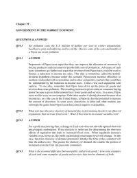 Economics Chapter 19 Proponents of Pigou taxes argue that they can improve&nbsp;