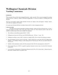 Wellington Chemicals Division&nbsp;Level Casual Pass The Numbers Suggests That