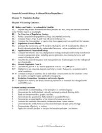 Biology & Life Sciences Chapter 19&nbsp;Relate a population to population ecology and population
