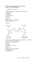 Biology & Life Sciences Chapter 5 Which of the following compounds is NOT an enzyme