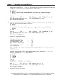 Management Chapter 11 Interest Rate Parity Exists And Transaction