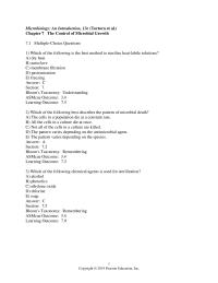 Biology & Life Sciences Chapter 7 Which of the following is the best method to sterilize