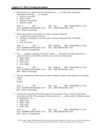 Management Chapter 13 When a firm analyzes the feasibility of a project