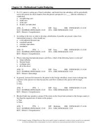 Management Chapter 14&nbsp;If a U.S. parent is setting up a French subsidiary