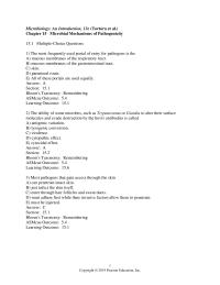 Biology & Life Sciences Chapter 15 The most frequently used portal of entry for&nbsp;